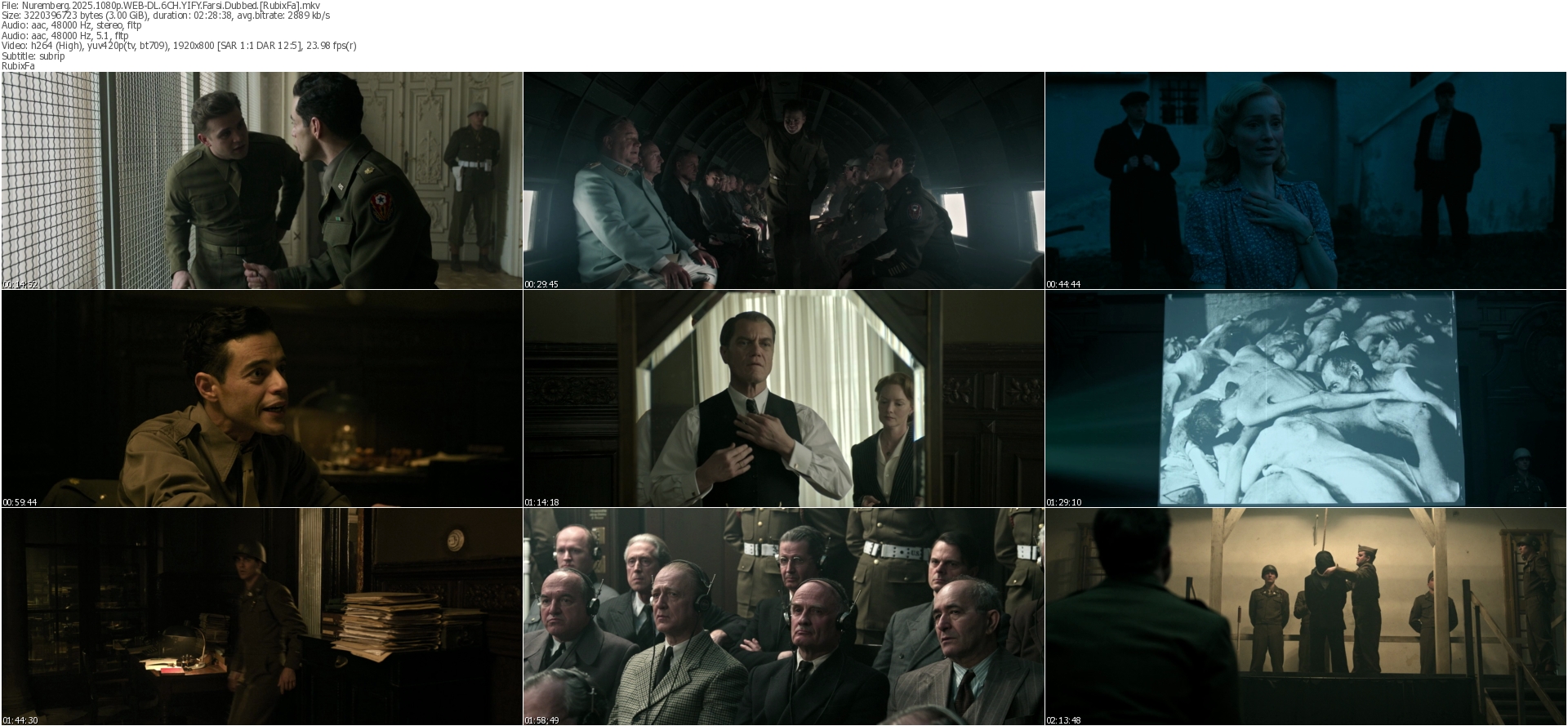 دانلود فیلم Nuremberg 2025 دوبله فارسی